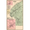thumbnail image 1 of Historic City Map - Euclid Ohio - Cram 1874 - Vintage Wall Art, 1 of 4