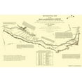 thumbnail image 1 of Topographical Map - Oregon Trail Idaho 6 of 7 - Fremont 1846 - Vintage Wall Art, 1 of 4