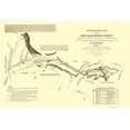 thumbnail image 1 of Topographical Map - Oregon Trail Wyoming 4 of 7 - Fremont 1846 - 23 x 34.50 - Vintage Wall Art, 1 of 5