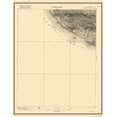 thumbnail image 1 of Topographical Map - Port San Luis California Quad - USGS 1897 - 23 x 29.75 - Vintage Wall Art, 1 of 5