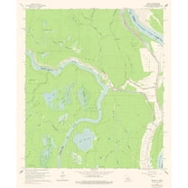 Topographical Map - Shaw Mississippi Quad - USGS 1965 - 23 x 27.91 - Vintage Wall Art