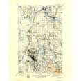 thumbnail image 1 of Topographical Map - Snohomish Washington Quad - USGS 1895 - 23 x 29.52 - Vintage Wall Art, 1 of 5