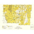 thumbnail image 1 of Topographical Map - Steens Mountain Central Oregon - DOI 1970 - Vintage Wall Art, 1 of 4