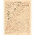 thumbnail image 1 of Topographical Map - Uniontown Pennsylvania Quad - USGS 1900 - 23 x 29.09 - Vintage Wall Art, 1 of 5