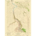thumbnail image 1 of Topographical Map - Wedding of The Waters Wyoming Quad - USGS 1960 - Vintage Wall Art, 1 of 4