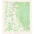 thumbnail image 1 of Topographical Map - Wewahitchka Florida Quad - USGS 1944 - Vintage Wall Art, 1 of 4