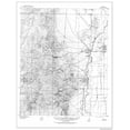 thumbnail image 1 of Topographical Map - Yerington District Nevada - USGS 1915 - 23 x 29.77 - Vintage Wall Art, 1 of 5