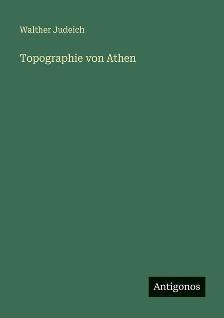 Topographie von Athen, (Paperback)