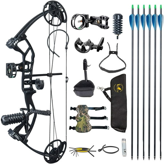 Topoint M2 Youth Compound Bow Package 290FPS Lightweight 3 Colors - Right Hand