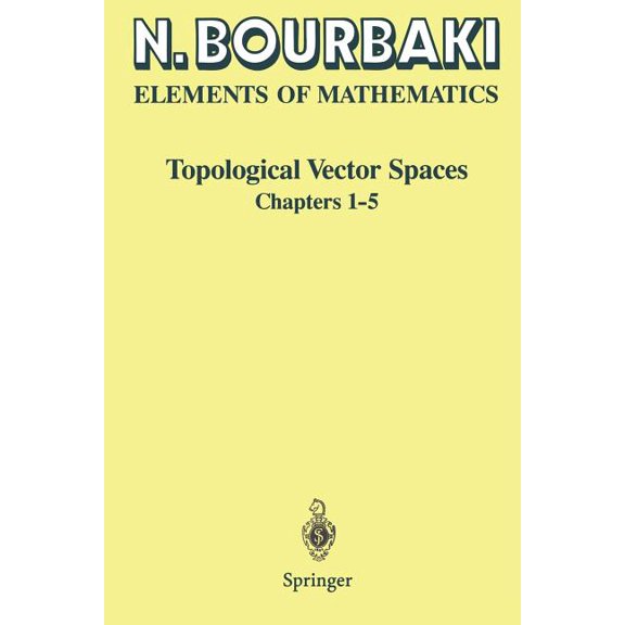 Topological Vector Spaces: Chapters 1-5, (Paperback)