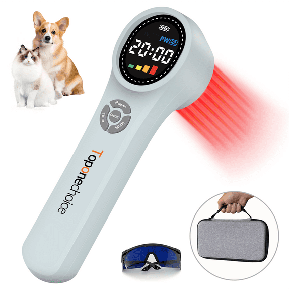 Toponechoice 660nm & 810nm & 980nm Pet Light Therapy for Dogs, Physical Therapy Light Treatment, Red Light Therapy for Dogs, Low-Level Light Therapy Lllt Frozen Shoulder Leg Pain