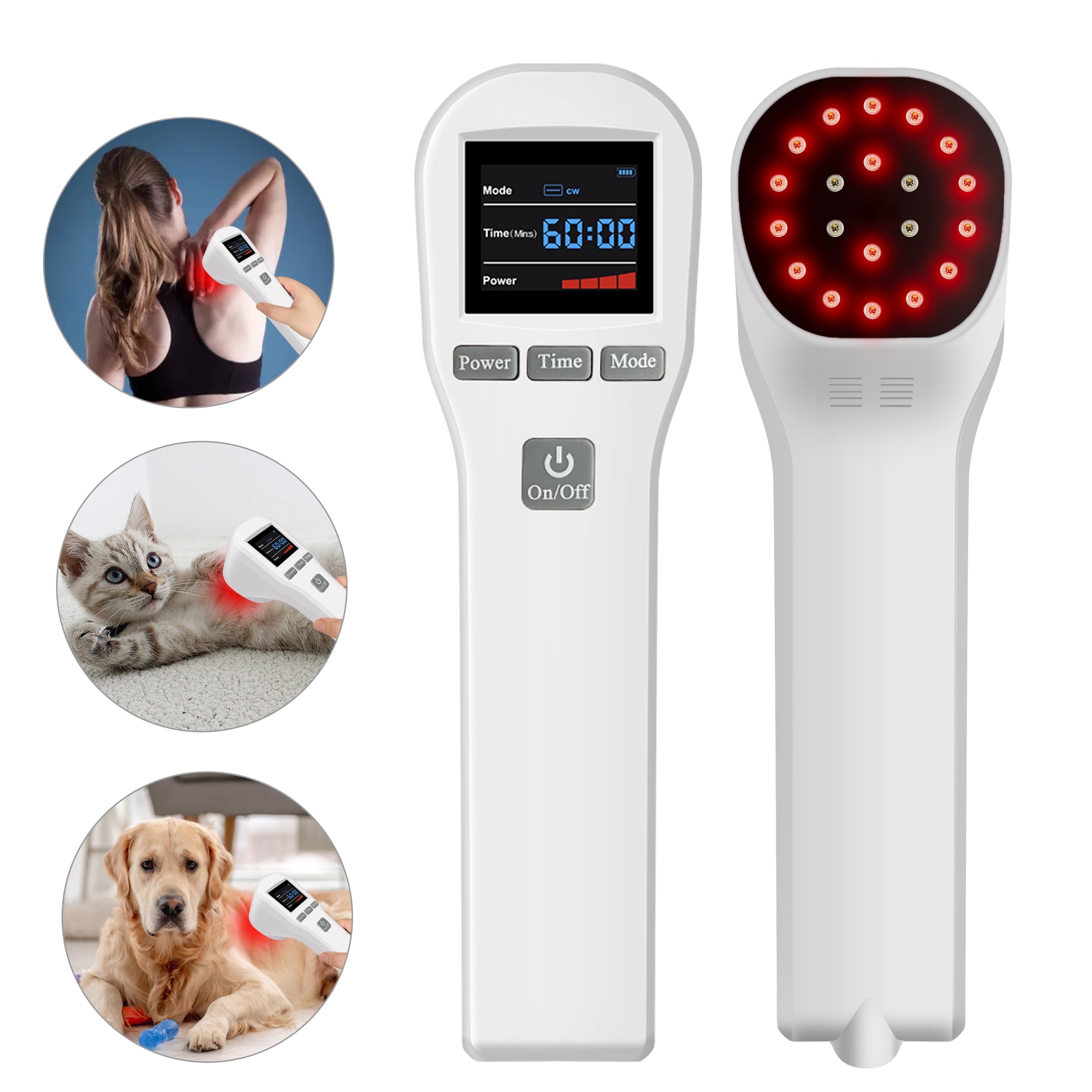 Toponechoice Portable Light Therapy Light, Adjustable for Knees, Ankles, Shoulders, and Elbows in Cats, Dogs, and People