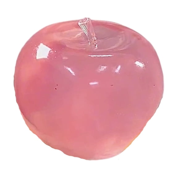 Topoo Pink Translucent Fruit Shaped Squeeze Gadget Event Accessory Party Favor Stress Relief Tool 3.1 Inch
