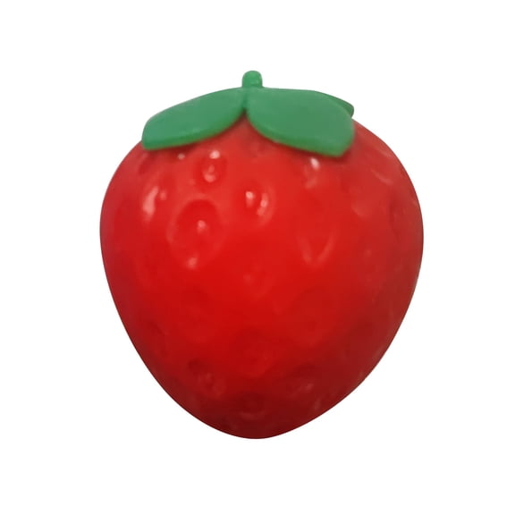 Topoo Red Strawberry Shaped Squeeze Gadget Stress Management Tool Event Accessory Celebration Supply 3.15 Inch