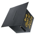 thumbnail image 1 of Worgeous Graduation Cap Shaped Card Box for Storage Made of Paper Black Color Large Capacity, 1 of 8