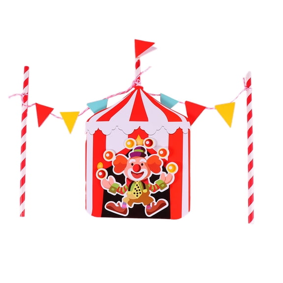 Topper Cake Picks Cupcake Decor Carnival Circus Cocktail Toothpick Appetizer Fruit Dessert Toppers Shower Baby Summer
