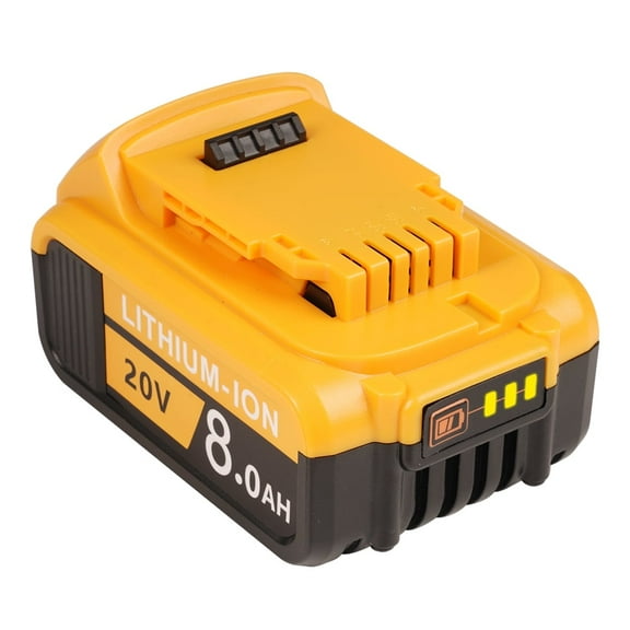 Topperfectmall for DeWalt 20V 20 Volt 8.0AH Lithium Ion Battery DCB206-2 DCB205-2