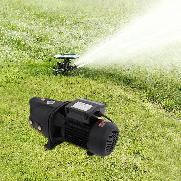 ToppiJoy 1 HP 110V Cast Iron Shallow Well Jet Pump with Pressure Switch, Water Pump Shallow Well 3420 RPM