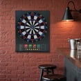 thumbnail image 1 of ToppiJoy 12 Soft Darts Electronic Dart Board for Adults Kids Dartboard Electronic Scoreboard with 27 Games & 243 Variations 100 Dart Heads, 4 LED Displays, 1 of 11