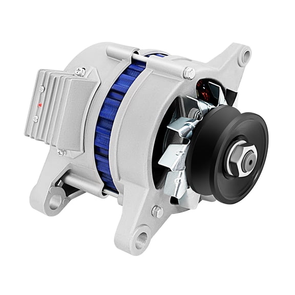 ToppiJoy 1200W 4500r/min Permanent Magnet AC Generator with LED Light Support, Copper Core Alternator, Permanent Magnet Generator for Farm Tricycle Tractor