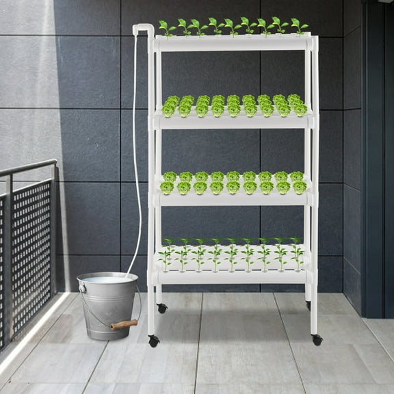 ToppiJoy 12V Hydroponic Grow Kit, Hydroponic Planting Equipment, Hydroponic Growing System with Grow Baskets,For Your Home, Garden, Office