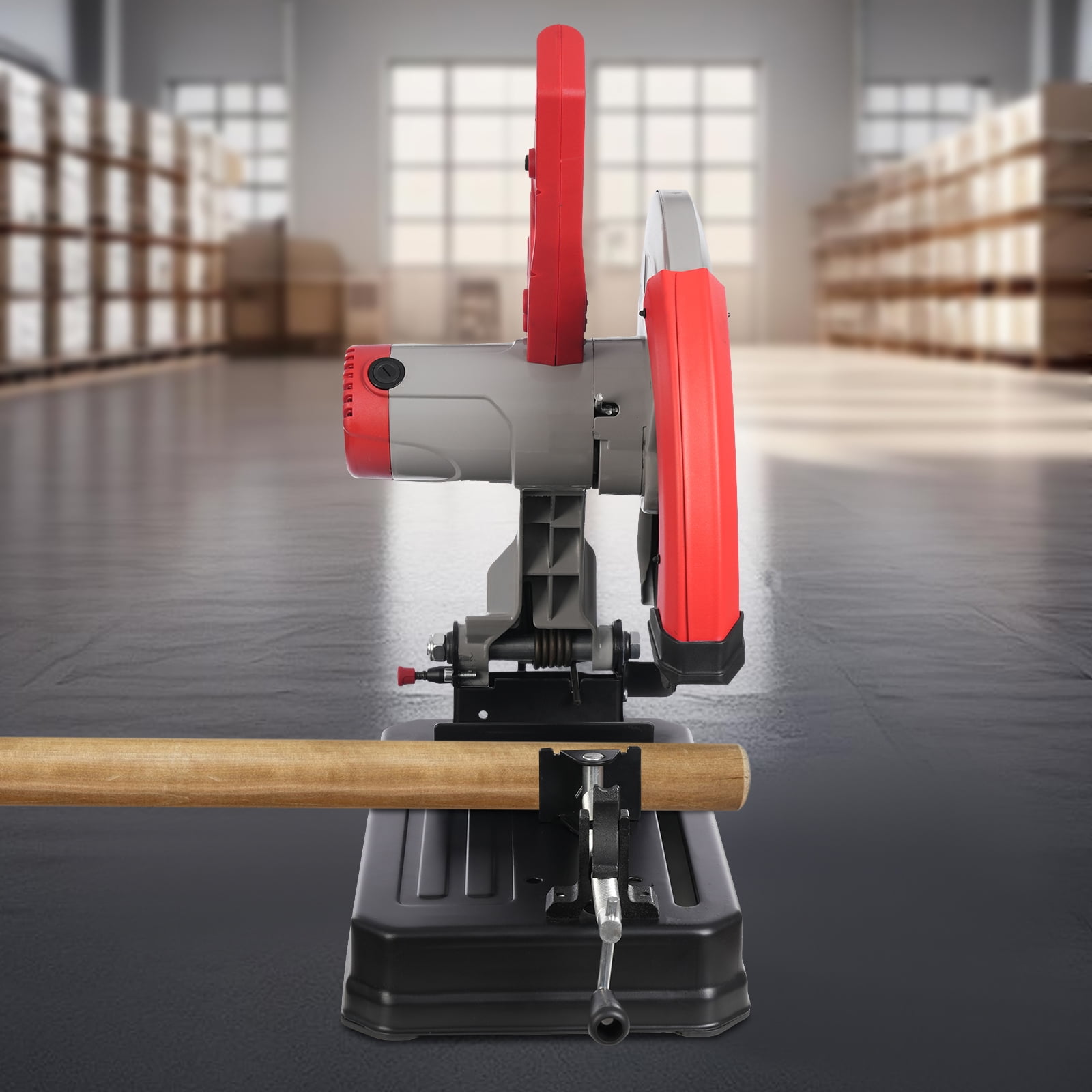 ToppiJoy 14" Blade Diameter Miter Saw, 2800W 3900RPM Cutting Saw, 0-45° Adjustable Cutting Machine for Solid Wood/Steel Iron/PVC Plastic Pipe Aluminum