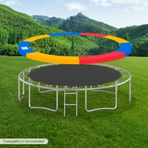 ToppiJoy 14ft Round Trampoline Pad, Trampoline Replacement Safety Pad, Trampoline Edge Cover Springs Protection Pad Multi-color