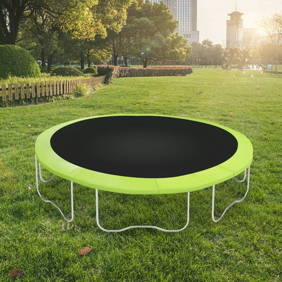 ToppiJoy 16ft Round Trampoline Pad, Trampoline Replacement Safety Pad, Trampoline Edge Cover Springs Protection Pad Green