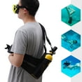 thumbnail image 1 of ToppiJoy 1L Reusable Mini Scuba Tank Portable Underwater Breathing Device Kit Diving Oxygen Tank  for Diver Underwater Breath Oxygen 15-20 Minutes Deepest 32.8ft, 1 of 13