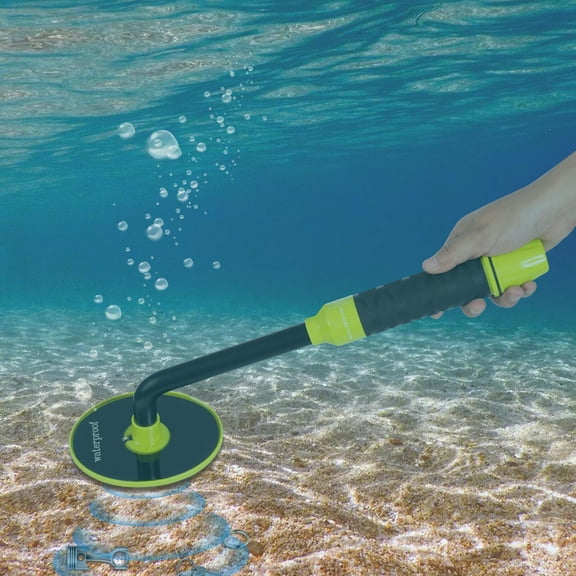 ToppiJoy 20Hz Underwater Metal Detector,14~113F Pulse Sensing, LED Metal Detector for Water, Land Black