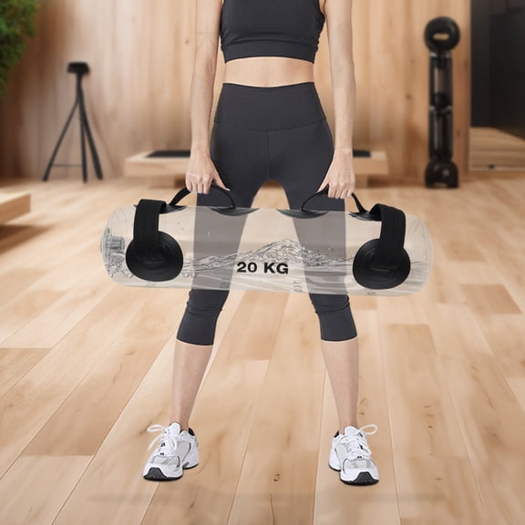ToppiJoy 20kg/44lbs Water Weights Aqua Bag, Training Power Bag Filled Hydro Core Training Bag Portable Stability Fitness Equipment for Gyms, Homes, Sports Halls