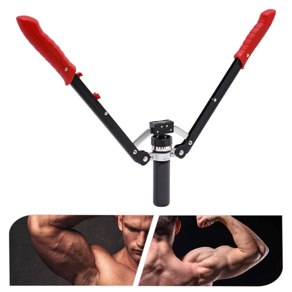 ToppiJoy 22-440LBS Adjustable Carbon Steel Twister Arm Exerciser, Chest Workout Equipment, 25-Gear Home Chest Expander with Counter Display, Ergonomic Grip for Shoulder Arm Muscle Training