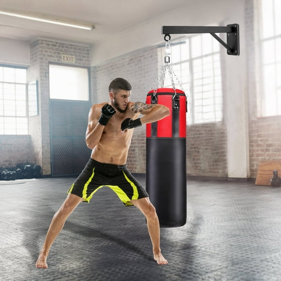 ToppiJoy 23.6 in Wall Mount Heavy Duty Heavy Bag Hanger Punching Bag Bracket for Boxing, 330 lbs Capacity