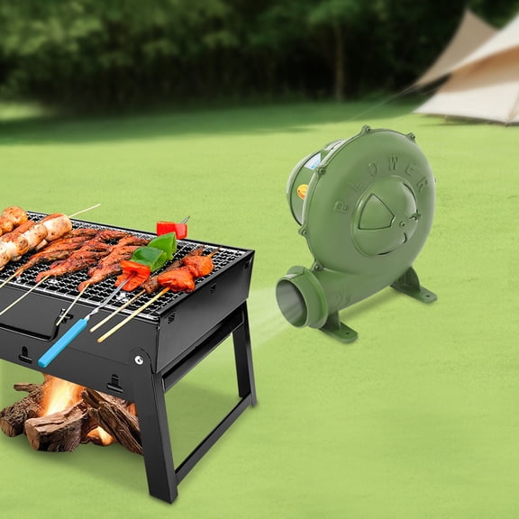 ToppiJoy 250W 141CFM Electric Blower Fan, BBQ Charcoal Blowers with Adjustable Speed, Cast Aluminum Grill Fan for Barbecue, Chimney Starting