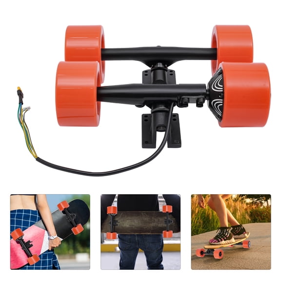 ToppiJoy 2Pcs Single Motor Set for Electric Skateboard, Speed Skateboarding Equipment, Electric Longboard for Adults, Teenagers Orange