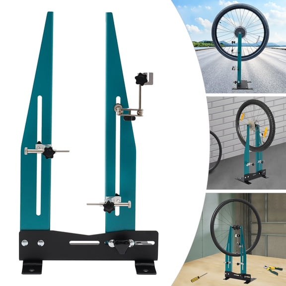 ToppiJoy 3.5-5.9 In Adjustable Width Wheel Truing Stand, Calibration Stand Wheel Maintenance Rims, For Wheels Of Children'S Bikes, Folding Bikes, Road Bikes