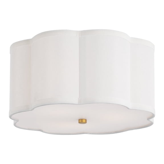 ToppiJoy 3-Light Petal Flush Mount Ceiling Light Fixture, Modern Ceiling Lamp with Fabric Shade for Bedroom, Dining Room, Living Room