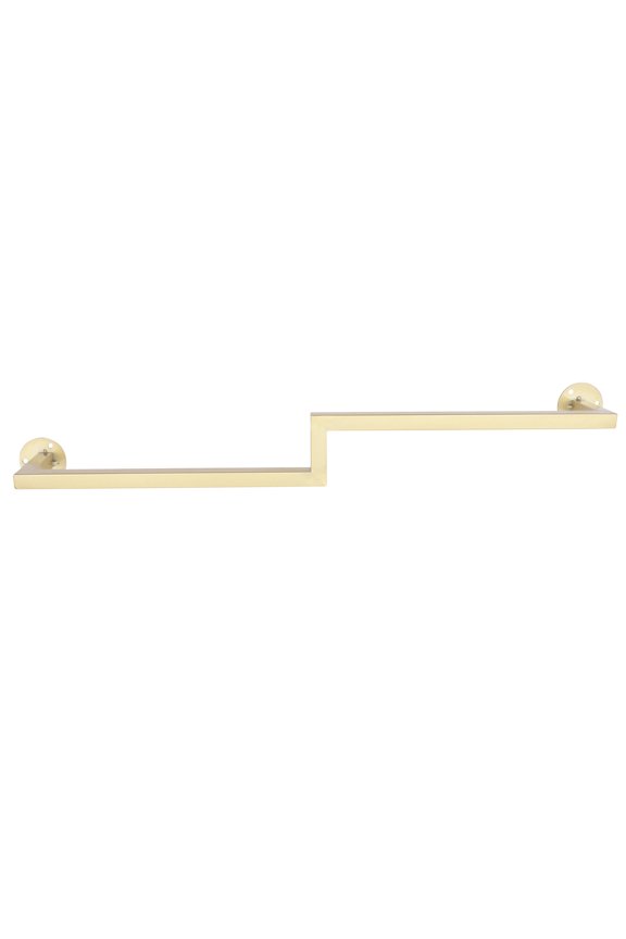 31.5in Wall Clothing Rack for Hanging Dresses Clothes, Storage Organizer Garment Racks for Boutique Retail Gold