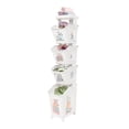 thumbnail image 1 of ToppiJoy 4 Tiers Rolling Laundry Baskets Cart with Wheels, Narrow Laundry Hamper Sorter for Clothes, Towels, Laundry Rooms, Bedrooms, 1 of 13