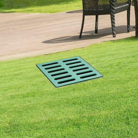 ToppiJoy 40*40*60cm Catch Basin with Grate, Large Catch Basin for Drainage, Catch Basin for Yard, Downspout, Lawn, Municipal Pipeline