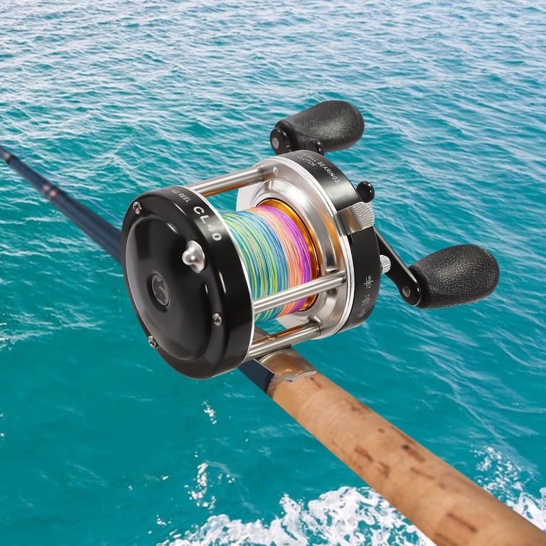 ToppiJoy 40 Model Round Baitcasting Reel, Perfect Reinforced Metal Body  Conventional Fishing Reel,Trolling Reel Bearing for Inshore Saltwater  Fishing, Right-Hand Retrieve(Black) - Walmart.com