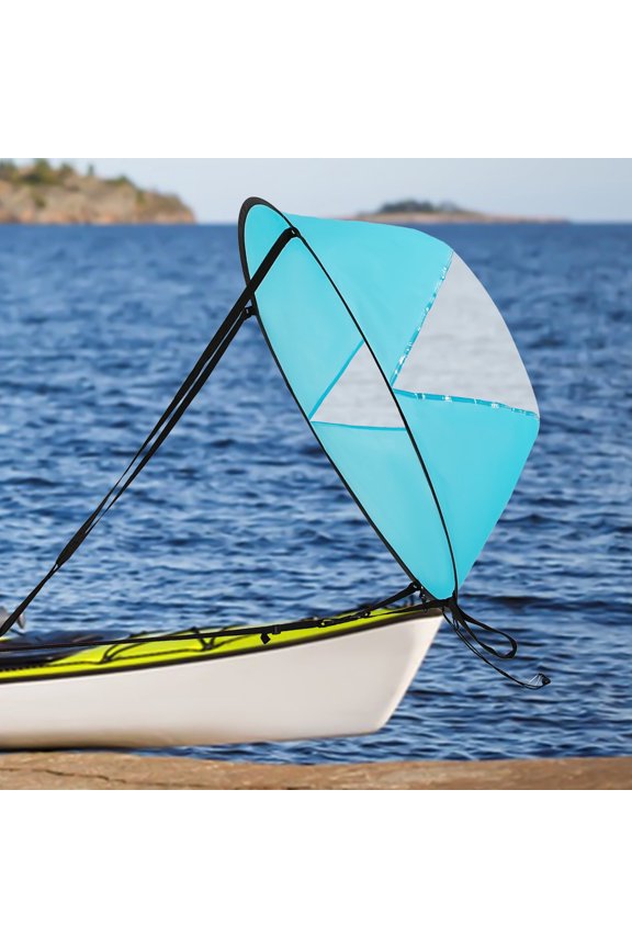 42in Downwind Wind Sail Kit, Wind Sail Foldable Downwind Sail Kit with Carrying Bag, Durable Paddle Board Wind Sail for Paddle Boards, Kayaks, Canoes