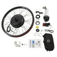 thumbnail image 1 of ToppiJoy 72V 2000W Rear Wheel Motor, 7 Speed Electric Bike Kit with Multifunction Display, Rear Wheel Aluminum Electric Bicycle Conversion Kit (29in Wheels), 1 of 11