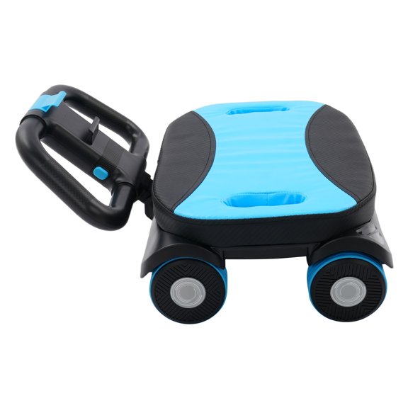 ToppiJoy Abdominal Roller Wheel, 4 Wheel Elbow Support Abdominal Roller, Abdominal Training Equipment for Home, Gym Blue