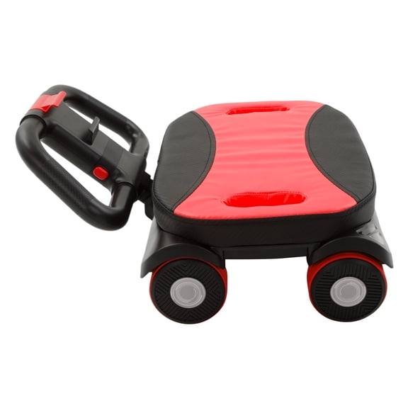 ToppiJoy Abdominal Roller Wheel, 4 Wheel Elbow Support Abdominal Roller, Abdominal Training Equipment for Home, Gym Red