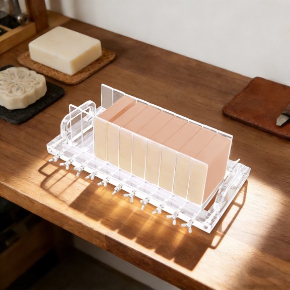 ToppiJoy Acrylic Handmade Soap Cutter, String Cutting Machine for Handmade Soap Making Cut Soap