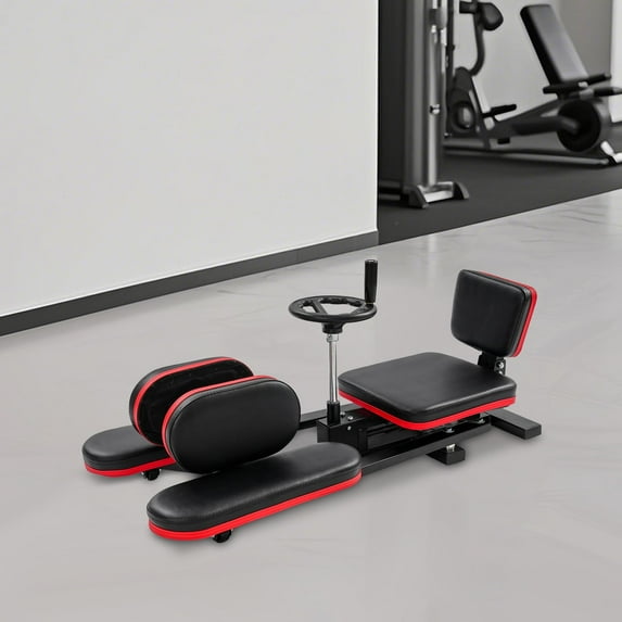 ToppiJoy Adjustable Angle Leg Stretcher, Leg Stretching Training Machine, Heavy Duty Steel Frame Equipment Splits Machine, Split Machine for Home Gym Training Fitness