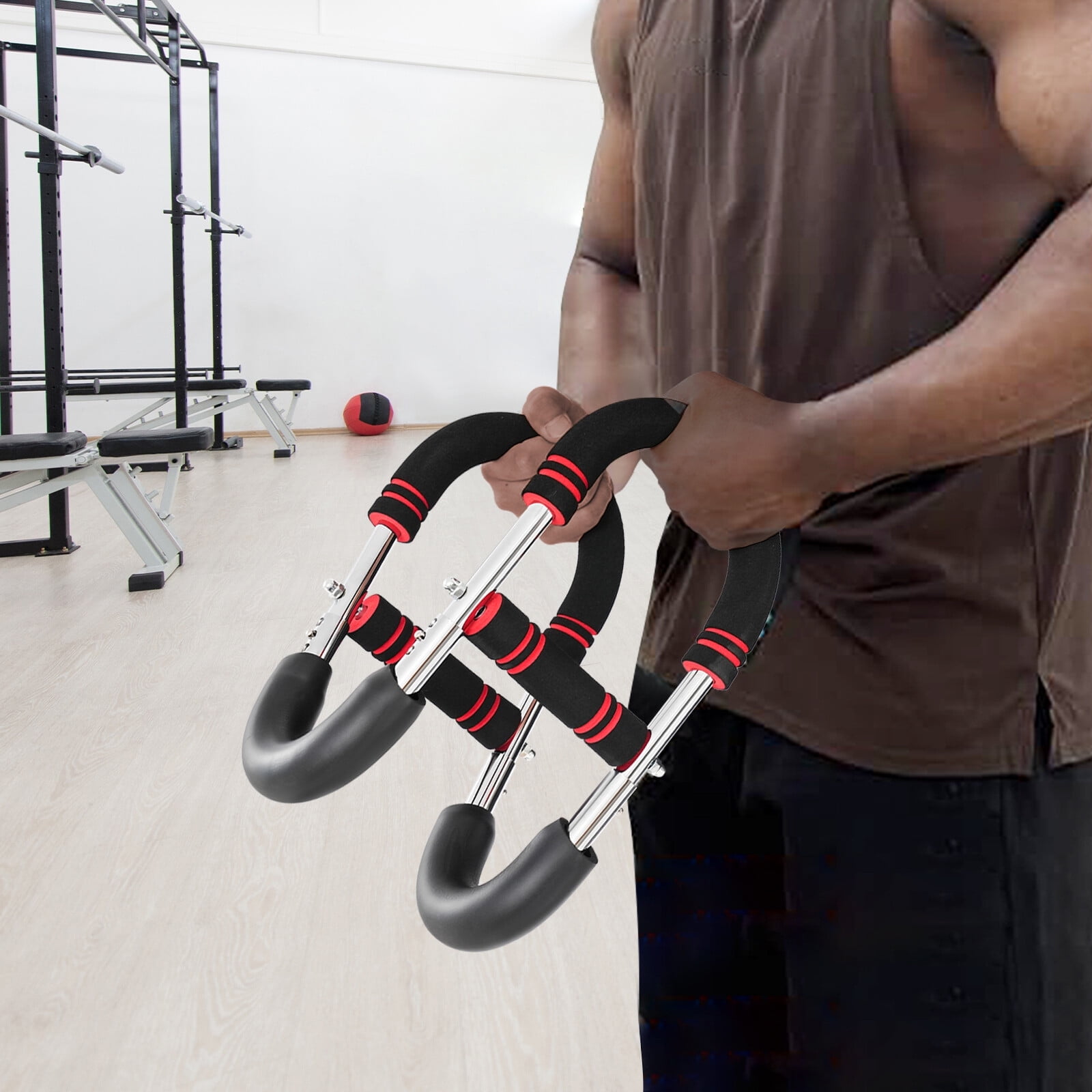 Barre De Musculation Power Twister 66Lbs – Entraînement Pectoraux Et Bras