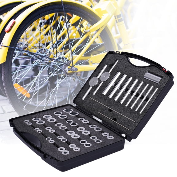 ToppiJoy Aluminum Alloy Bicycle Bearing Press Set Wheels/Hub Bearing Installation, Bicycle Workshops Bike Installer Tool for Bearings of Hubs, Bottom Bracket