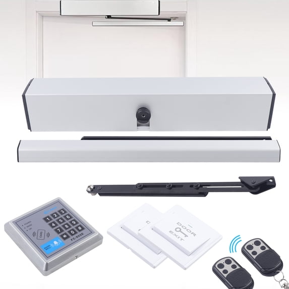 ToppiJoy Automatic Swing Door Opener, Remote Control System for Home, Adjustable Settings, Quiet and Efficient, Ideal for Elderly, Disabled, or Wheelchair Users